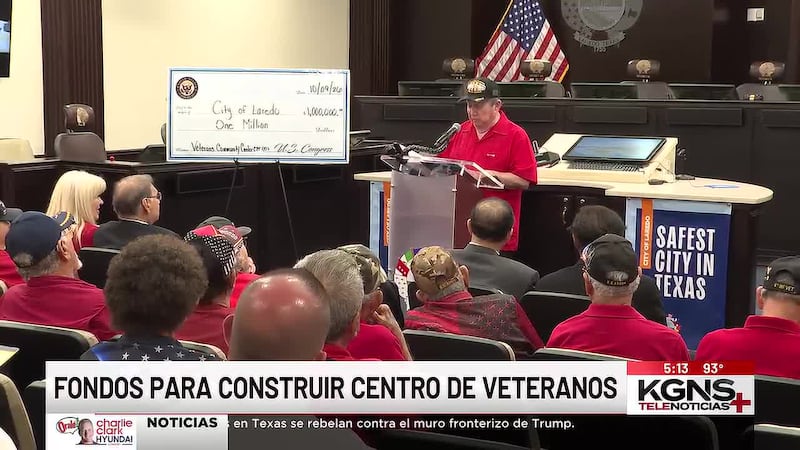 Otorgan $1 millón para crear centro de veteranos en Laredo