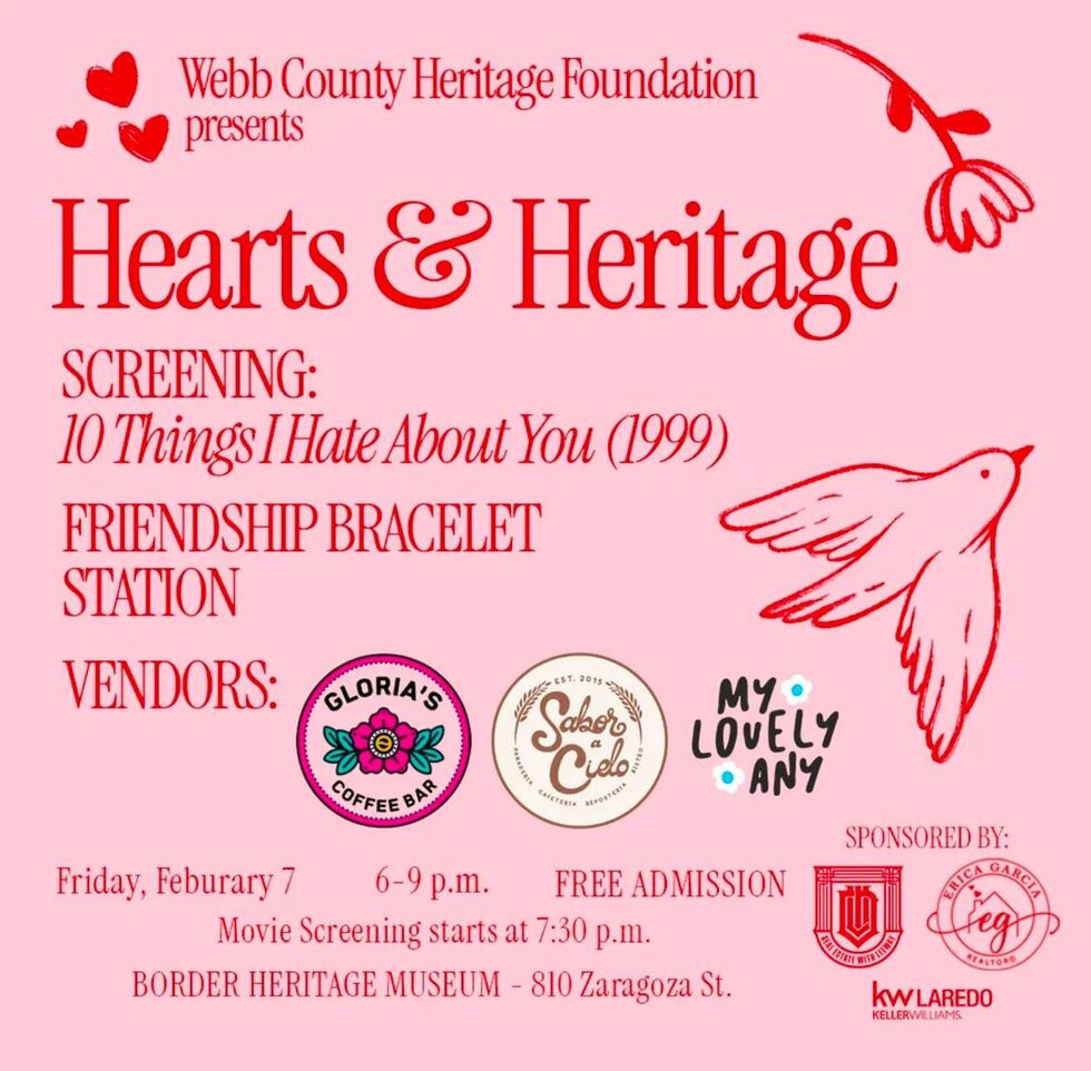 Webb County Heritage Foundation presenta Película por el Día del Amor