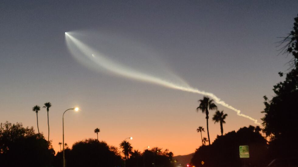 ¿Viste el lanzamiento en el cielo el jueves por la noche?