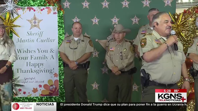 Realizan celebración de Acción de Gracias en el Condado de Webb