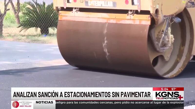 Analizan sanción a estacionamientos sin pavimentar