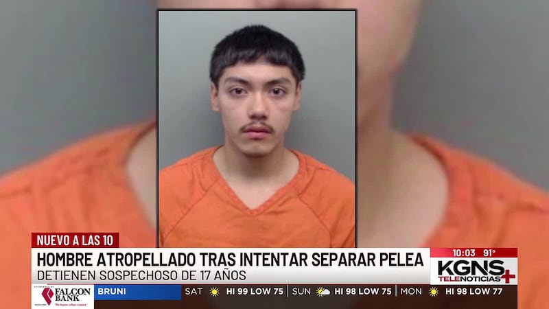 Arrestan a joven de 17 años por atropellar a hombre tras altercado al sur de Laredo