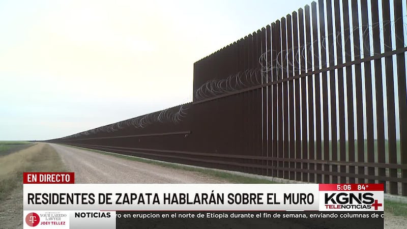 Residentes de Zapata hablan sobre el muro fronterizo