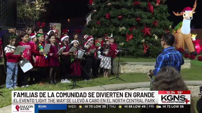 Familias de Laredo disfrutan de evento “Light the Way”