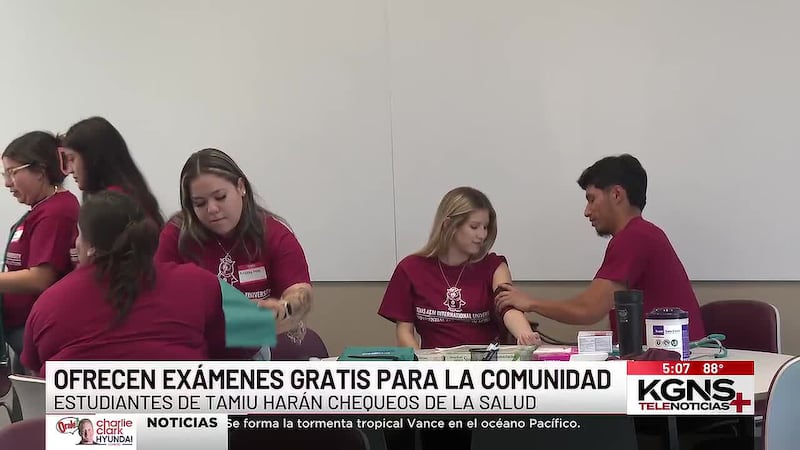 Estudiantes de TAMIU ofrecerán exámenes de salud gratis a la comunidad