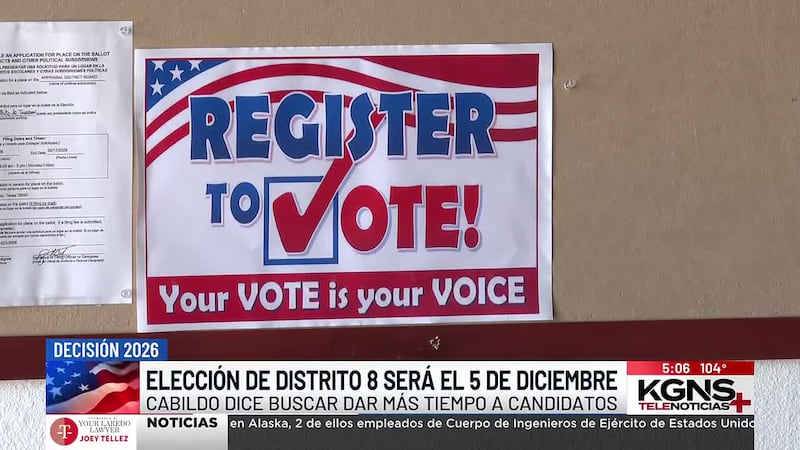 Cabildo de Laredo fija fecha para elección especial del Distrito 8