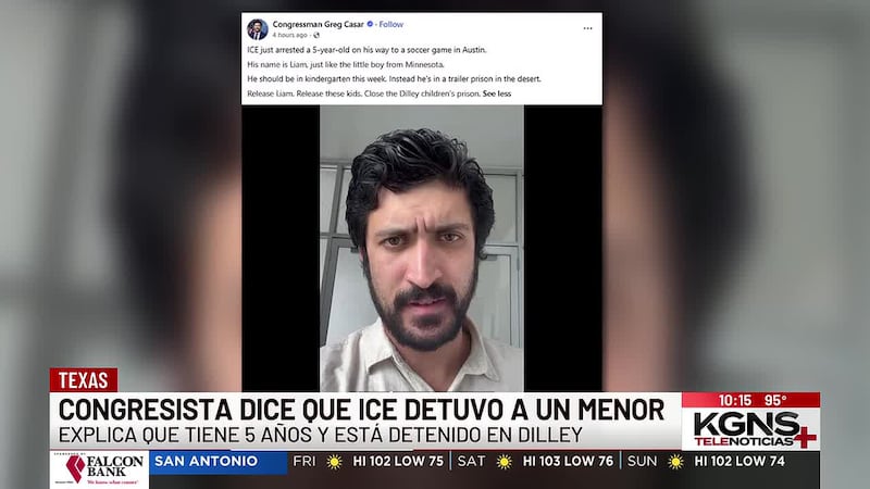 Congresista dice que ICE detuvo a menor de 5 años en Dilley, Texas