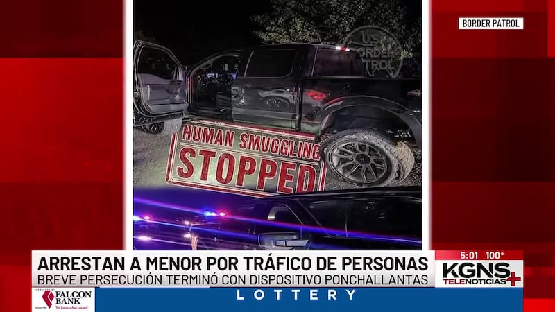 Patrulla Fronteriza arresta a adolescente acusado de tráfico de personas tras persecución
