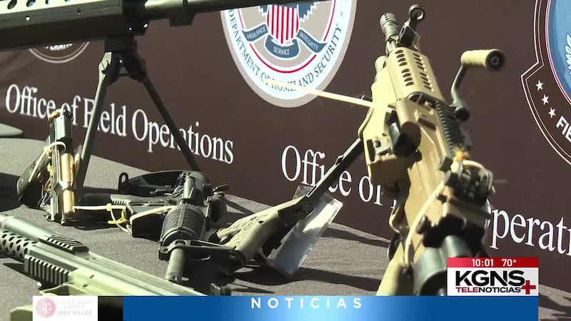 Afirman incremento en incautaciones de narcóticos y armas al sur de Texas