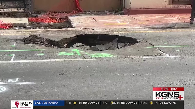 Reemplazo de tuberías en Laredo deja calles en mal estado