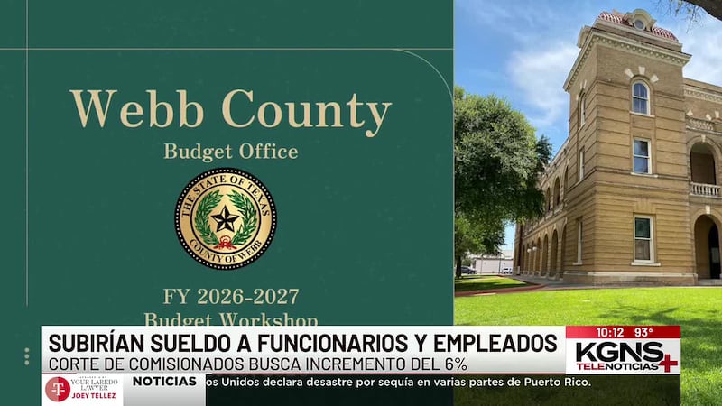 Condado de Webb considera aumento salarial del 6% para empleados y funcionarios electos