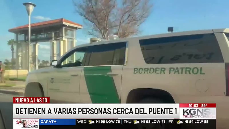 Detienen a varias personas cerca del Puente Internacional 1 en Laredo