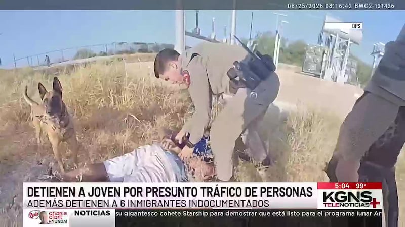 CAPTADO EN VIDEO: Detienen a joven de 16 años por presunto tráfico de personas en Webb