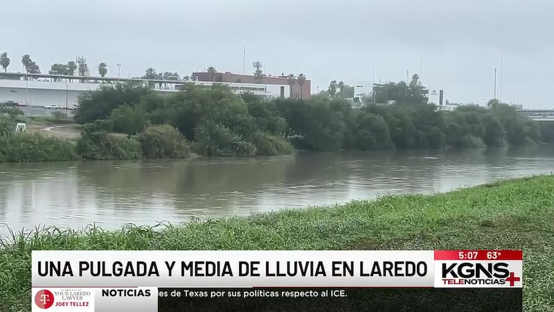 Desciende nivel del Río Bravo a pesar de recientes lluvias en Laredo