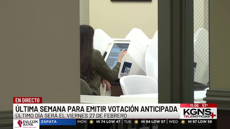 Últimos días de votaciones anticipadas en el Condado de Webb