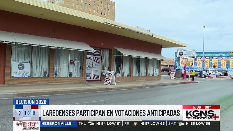 Miles de laredenses participan en votaciones anticipadas en el Condado de Webb
