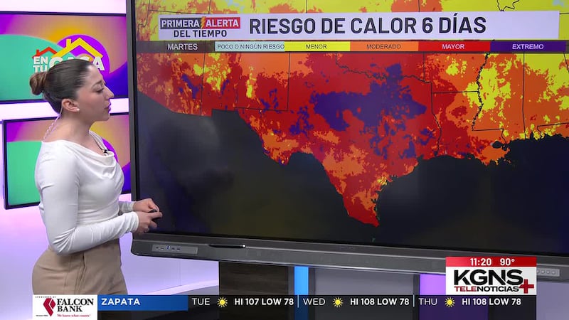 Alerta de calor en Laredo: Temperaturas máximas para este martes