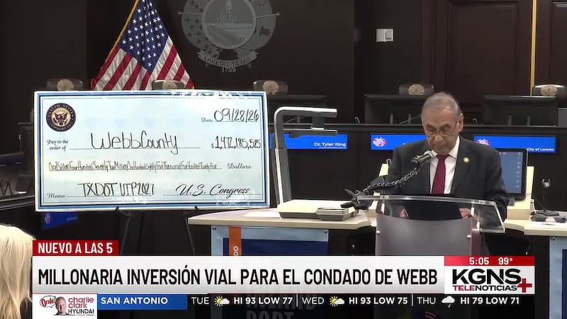 Anuncian multimillonaria inversión para vialidad en el Condado de Webb