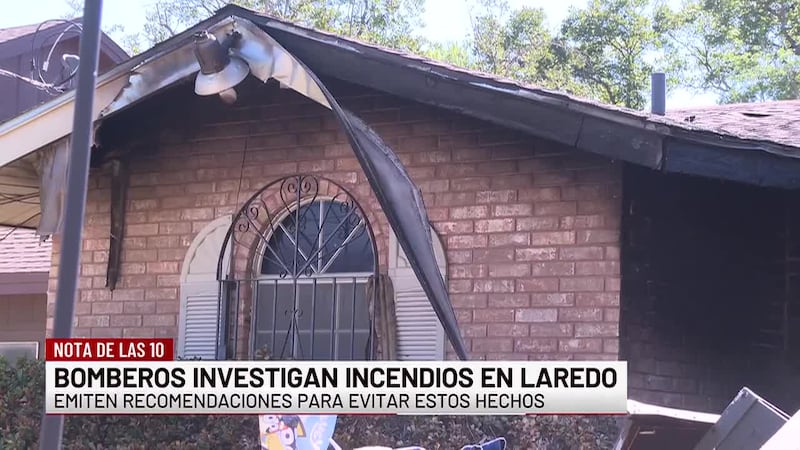Departamento de Bomberos investiga incendios en Laredo