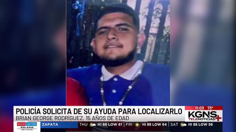 Policía de Laredo solicita ayuda para localizar a joven de 15 años