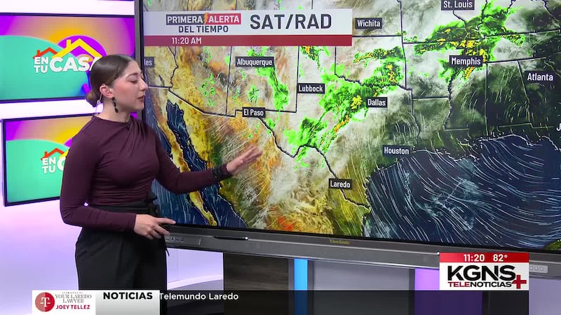 ¿Probabilidad de lluvia en Laredo?