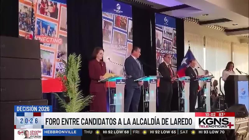 Candidatos a la alcaldía de Laredo presentan propuestas sobre agua y economía