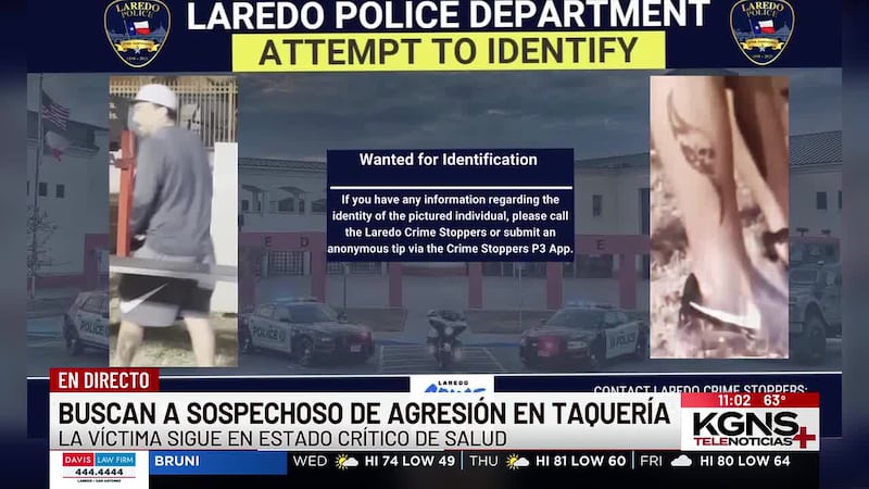 Buscan a sospechoso de agresión en taquería al este de Laredo