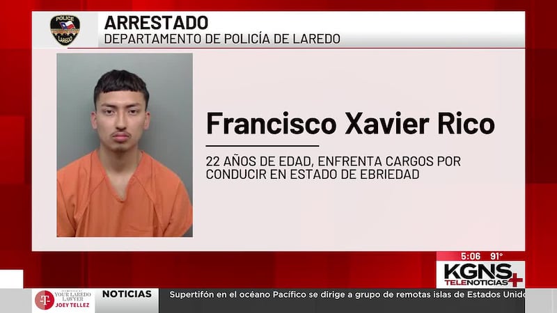 Oficial correccional de Dilley enfrenta cargos por conducir intoxicado en Laredo