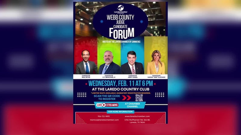 Webb County Judge Democratic candidates to face off in debate