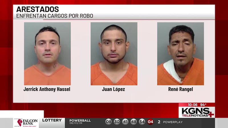 Arrestan a tres hombres por robo en Laredo gracias a sistema de cámaras Flock Safety