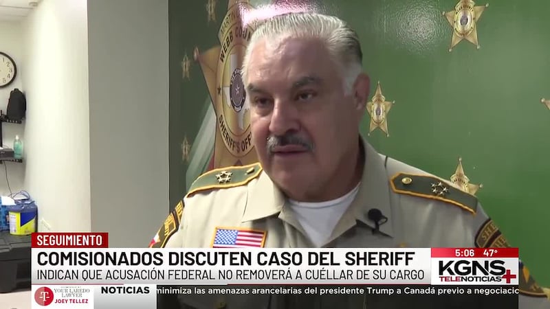 Comisionados del Condado de Webb discuten caso del alguacil Martin Cuéllar