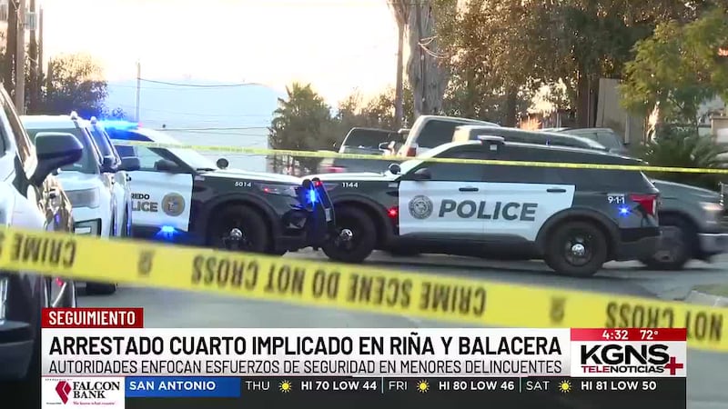 Arrestan a cuarto implicado en riña y balacera en Laredo