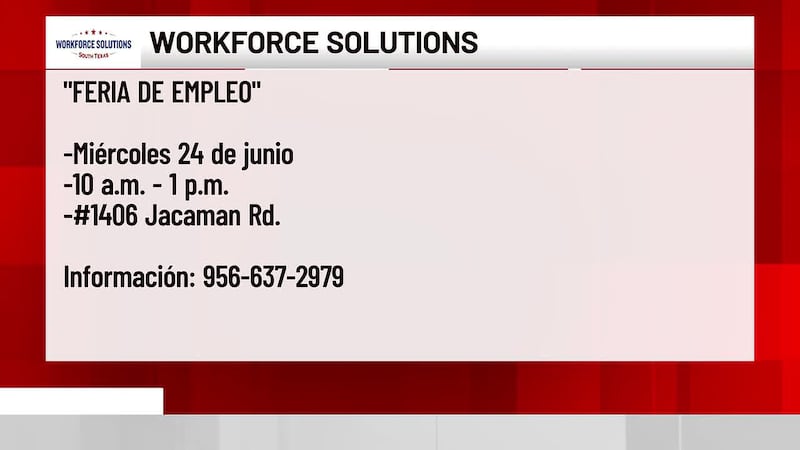 Workforce Solutions invita a feria de empleo