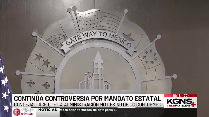 Ciudad de Laredo no notificó a tiempo sobre mensaje en la calle Victoria, segun regidor del...