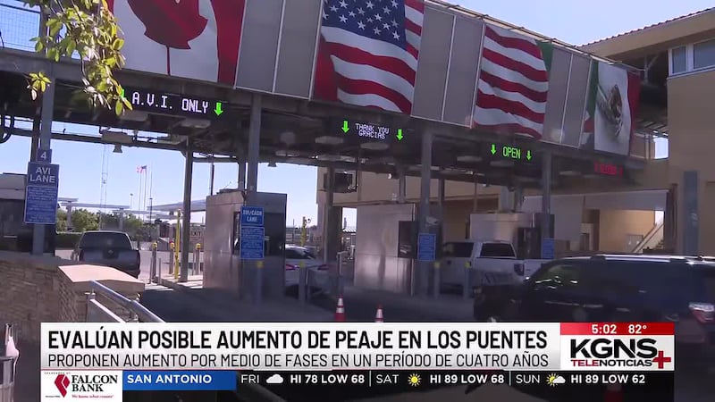 Evalúan posible aumento de peaje en los puentes internacionales