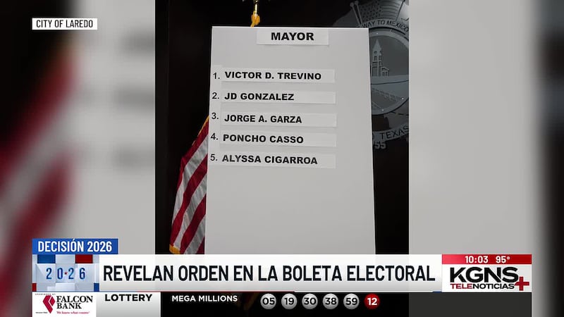 Revelan orden en la boleta electoral de Laredo