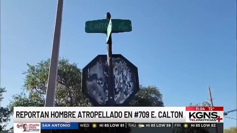 Reportan hombre atropellado en Calton Road
