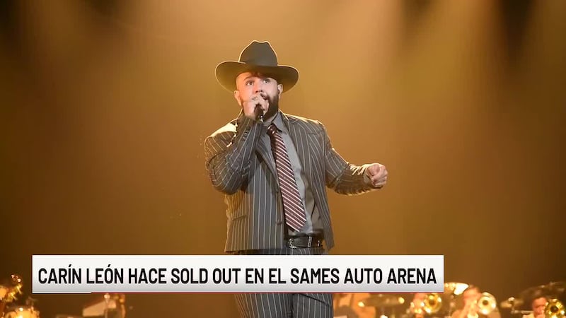 Carín León hace SOLD OUT en el Sames Auto Arena