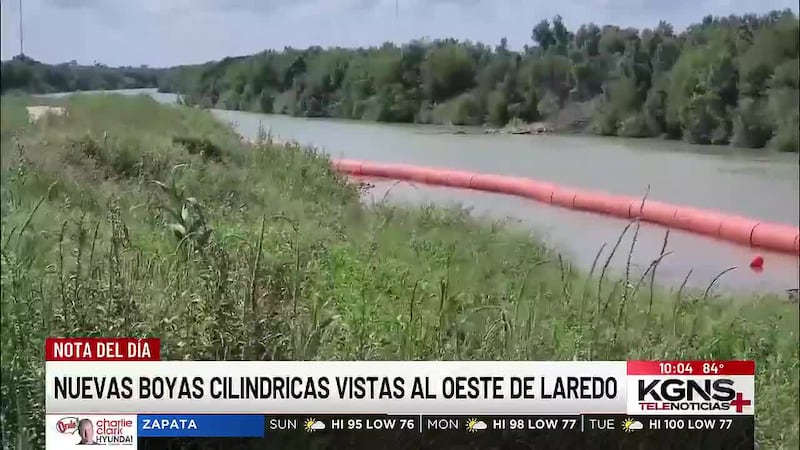 Nuevas boyas fronterizas observadas en Laredo