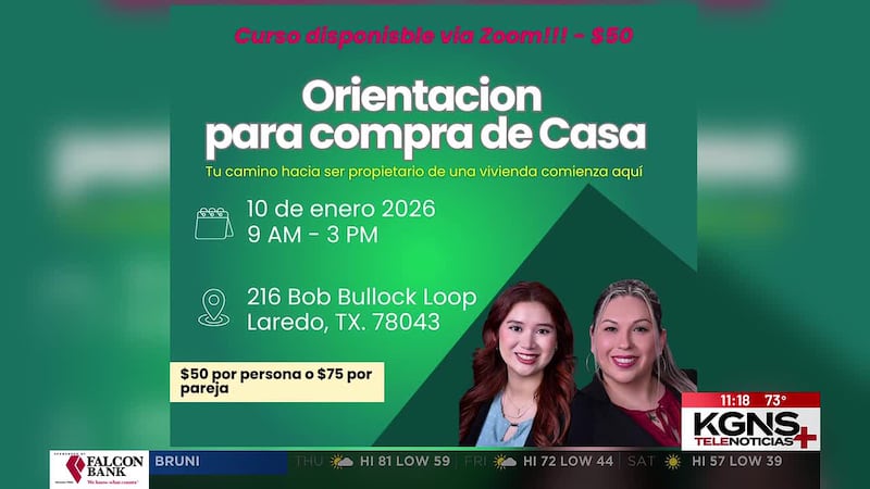 Clase de orientación para compradores primerizos de casa en Laredo