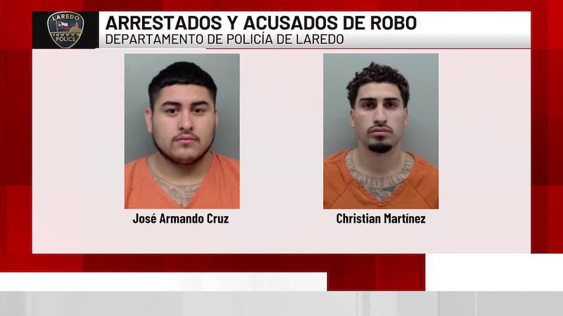 Dos arrestados por presunto robo de herramientas en obra de construcción en Laredo