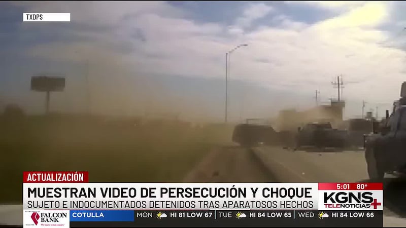 DPS muestra video de persecución y choque