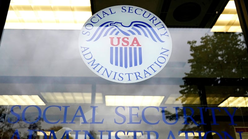 FILE - The Social Security Administration office is seen in Mount Prospect, Ill., Oct. 12, 2022.