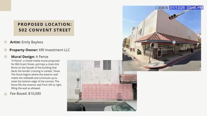Laredo mural project moves to new location with higher cost