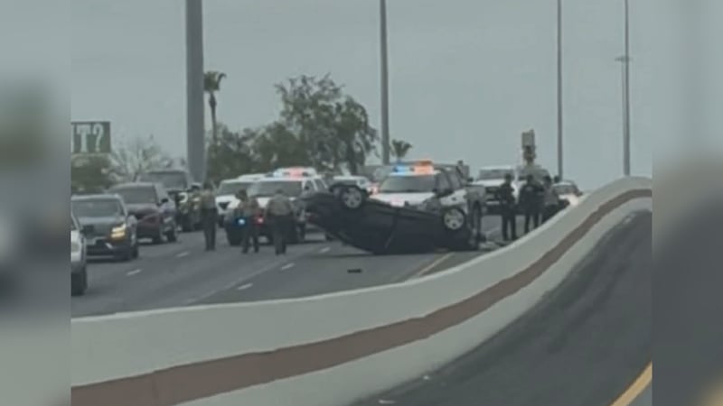 I-35 rollover