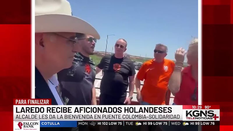 Alcalde de Laredo da la bienvenida a aficionados de Países Bajos