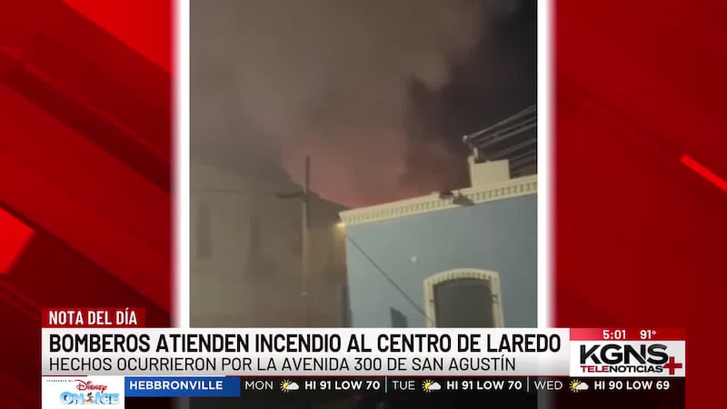 Se registran dos incendios en Laredo