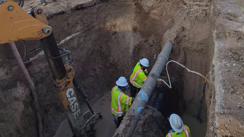 Laredo water main break causes low pressure, outages across city