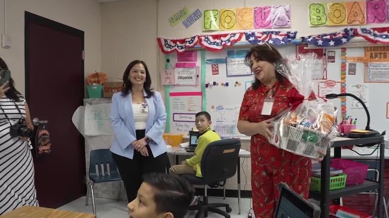 Alicia Ruiz Elementary’s Christina Iniguez named Teacher of the Month