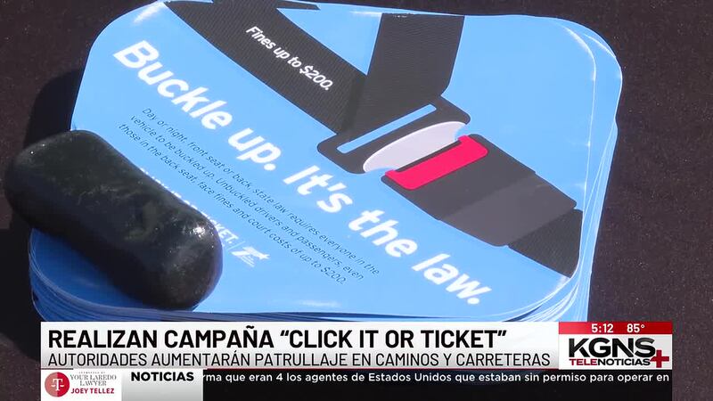 TxDOT realiza campaña “Click it or Ticket” para promover uso del cinturón de seguridad